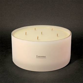 Picture of Toffee Macaron Candle Bowl + Complimentary Wick Trimmer