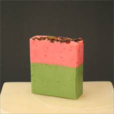 Picture of Pine and Rose Soap Slice