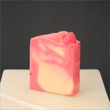 Picture of Strawberries and Cream Soap Slice